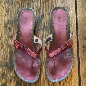 Teva Red Sandals